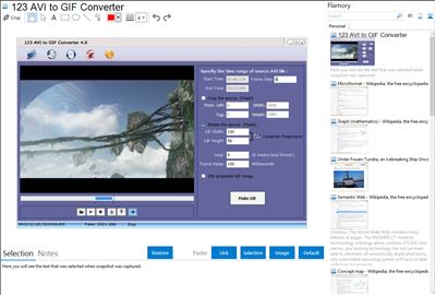 123 AVI to GIF Converter - Flamory bookmarks and screenshots