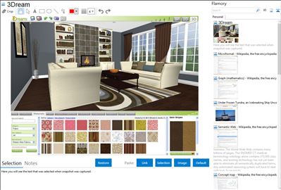 3Dream - Flamory bookmarks and screenshots