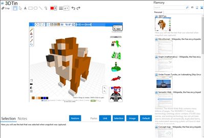 3DTin - Flamory bookmarks and screenshots