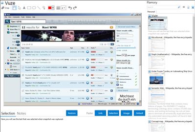 Vuze - Flamory bookmarks and screenshots