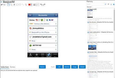 BeejiveIM - Flamory bookmarks and screenshots