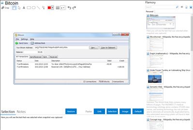 Bitcoin - Flamory bookmarks and screenshots