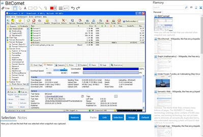 BitComet - Flamory bookmarks and screenshots