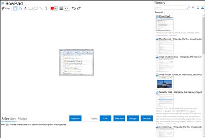 BowPad - Flamory bookmarks and screenshots