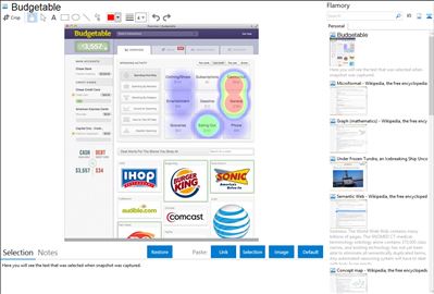 Budgetable - Flamory bookmarks and screenshots