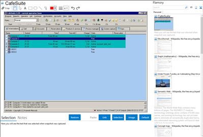 CafeSuite - Flamory bookmarks and screenshots
