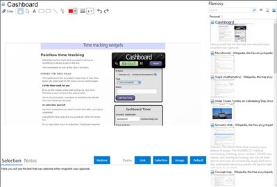 Cashboard - Flamory bookmarks and screenshots