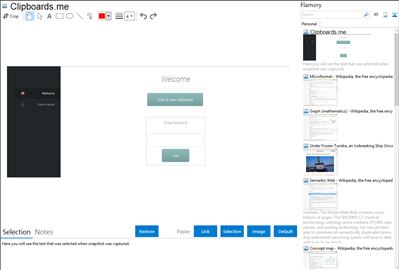 Clipboards.me - Flamory bookmarks and screenshots