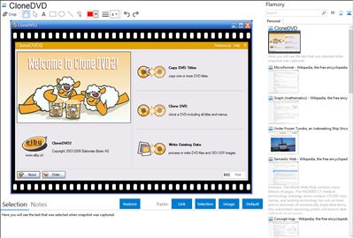 CloneDVD - Flamory bookmarks and screenshots