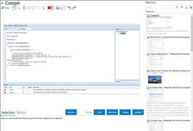 Compilr - Flamory bookmarks and screenshots