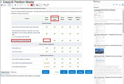 EaseUS Partition Master - Flamory bookmarks and screenshots