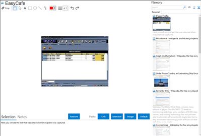 EasyCafe - Flamory bookmarks and screenshots