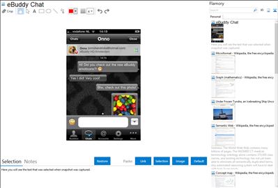 eBuddy Chat - Flamory bookmarks and screenshots