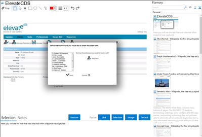 ElevateCDS - Flamory bookmarks and screenshots