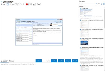 EmailTray - Flamory bookmarks and screenshots