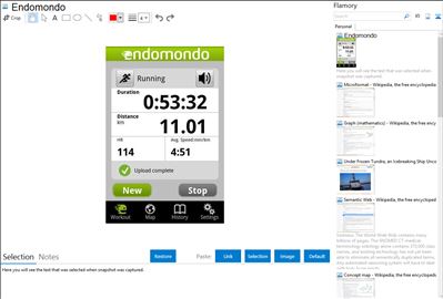 Endomondo - Flamory bookmarks and screenshots