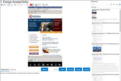 Ericom AccessToGo - Flamory bookmarks and screenshots