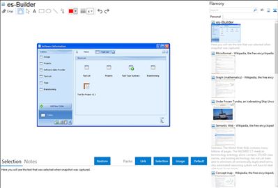 es-Builder - Flamory bookmarks and screenshots