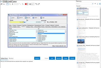 ESBUnitConv - Flamory bookmarks and screenshots