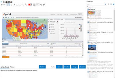 eSpatial - Flamory bookmarks and screenshots