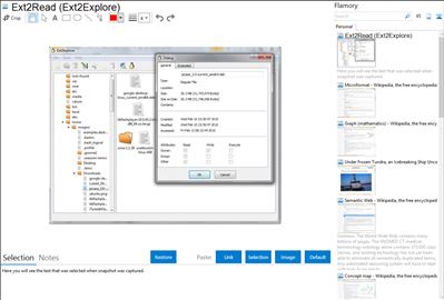Ext2Read (Ext2Explore) - Flamory bookmarks and screenshots