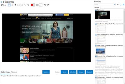 Filmweb - Flamory bookmarks and screenshots
