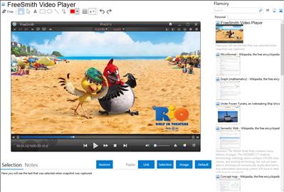 FreeSmith Video Player - Flamory bookmarks and screenshots