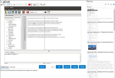 gEcrit - Flamory bookmarks and screenshots