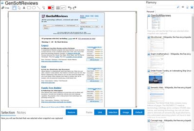 GenSoftReviews - Flamory bookmarks and screenshots