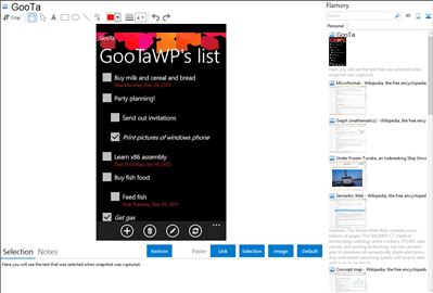 GooTa - Flamory bookmarks and screenshots