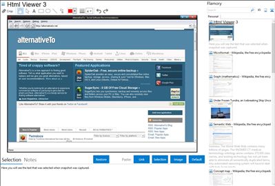 Html Viewer 3 - Flamory bookmarks and screenshots