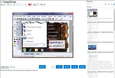HyperSnap - Flamory bookmarks and screenshots