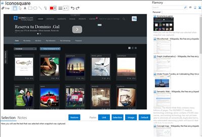 Iconosquare - Flamory bookmarks and screenshots