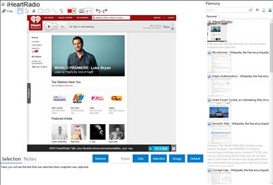 iHeartRadio - Flamory bookmarks and screenshots