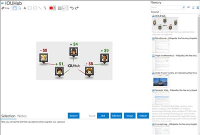 IOUHub - Flamory bookmarks and screenshots