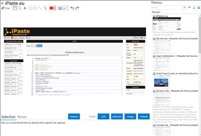 iPaste.eu - Flamory bookmarks and screenshots