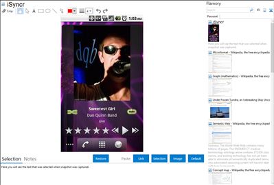 iSyncr - Flamory bookmarks and screenshots