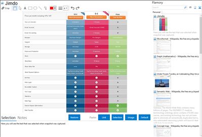 Jimdo - Flamory bookmarks and screenshots