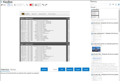 KeyBox - Flamory bookmarks and screenshots