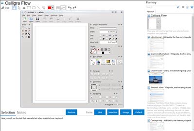 Calligra Flow - Flamory bookmarks and screenshots