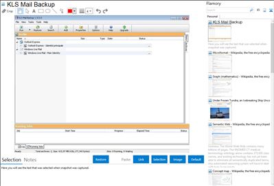 KLS Mail Backup - Flamory bookmarks and screenshots