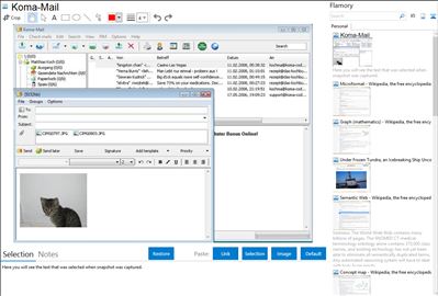 Koma-Mail - Flamory bookmarks and screenshots