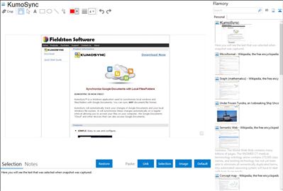 KumoSync - Flamory bookmarks and screenshots