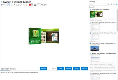 Kvisoft FlipBook Maker - Flamory bookmarks and screenshots