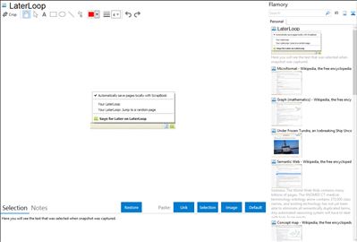 LaterLoop - Flamory bookmarks and screenshots