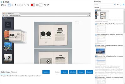 Latis - Flamory bookmarks and screenshots