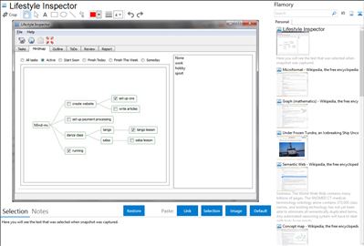 Lifestyle Inspector - Flamory bookmarks and screenshots