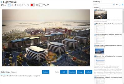 LightWave - Flamory bookmarks and screenshots