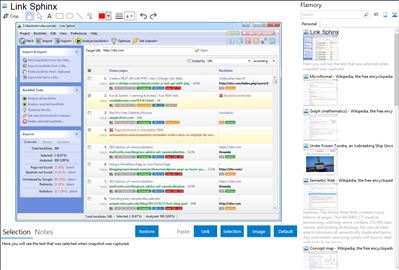 Link Sphinx - Flamory bookmarks and screenshots