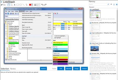 LinkStash - Flamory bookmarks and screenshots